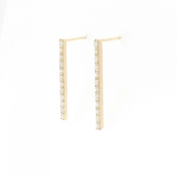 K18YG Bông tai Kim cương 0.40CT - Hàng hiệu Chính hãng 868443