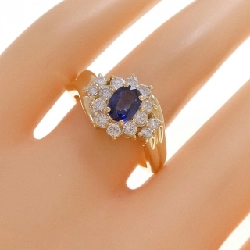 Nhẫn Sapphire K18YG 0.70CT 666532