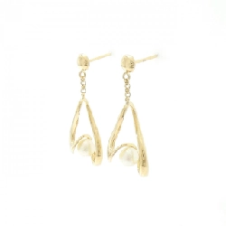 Bông tai Akoya Pearl K18YG 4.0mm - Hàng hiệu Chính hãng 869880