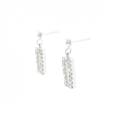 K18WG Bông tai kim cương 0.16CT - Hàng hiệu Chính hãng 863084