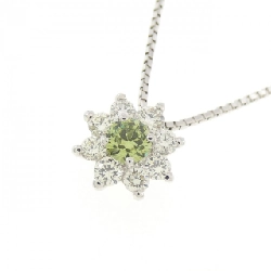 K18WG Đá Garnet Demantoid - Hàng hiệu Chính hãng 863066