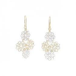 K18YG/K18WG Bông tai - Hàng hiệu Authentic