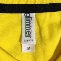 Áo Polo Nhật Glymmer mới 90% màu vàng size M 16655