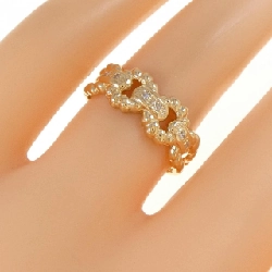 Nhẫn kim cương K18YG 0.03CT 671481