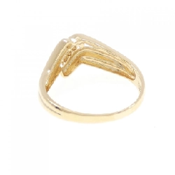 Nhẫn kim cương ba viên K18YG 0.03CT 672346