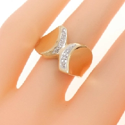 Nhẫn kim cương K18YG/PT900 0.05CT - Hàng hiệu Authentic 856349