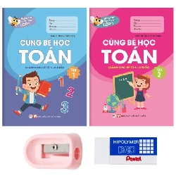 Combo Bộ 02 Quyển Bé Tự Tin Vào Lớp 1 - Bé Học Toán (Kèm Bộ Dụng Cụ Học Sinh) (2020) - Vân Hương