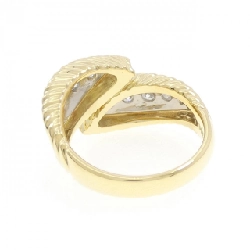 Nhẫn kim cương K18YG/PT900 0.50CT 668379