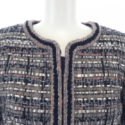 【Mã giảm giá】Áo khoác không cổ CHANEL 640358