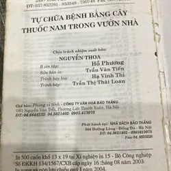 TỰ CHỮA BỆNH BẰNG CÂY THUỐC NAM TRONG VƯỜN NHÀ** TẶNG QUÀ 0Đ 604886