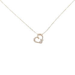 K10PG Dây chuyền kim cương hình trái tim 0.05CT - Hàng hiệu Chính hãng