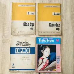 Lô 15 cuốn Tập san Giáo dục cấp 1 (Tiểu học) – sách xưa 929465