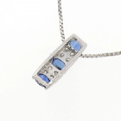 Dây chuyền Sapphire PT900/PT850 0.926CT - Hàng hiệu Chính hãng 859386