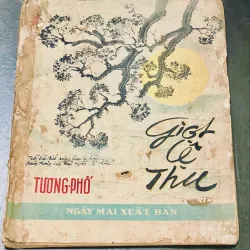 Giọt lệ thu- Tương Phố ( chữ ký, sách xưa)