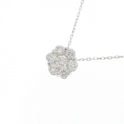 K18WG Hoa Kim Cương Dây Chuyền 0.30CT - Hàng hiệu Chính hãng 860488