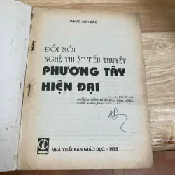 Đổi Mới Nghệ THuật Tiểu Thuyết Phương Tây Hiện Đại - Đặng Anh Đào 1025621