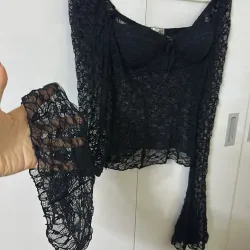 Áo ren tay loe cúp ngực 970992