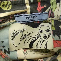 Áo sơ mi ngắn tay PRADA P460CM S181 1QAQ 630862