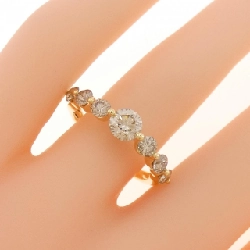 Nhẫn kim cương K18YG 0.70CT 671529