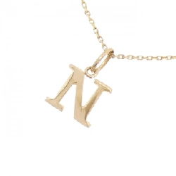 K18YG Chữ cái N Dây chuyền - Hàng hiệu Chính hãng 857739