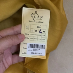 Váy xoè vàng size L, eo 72-74, chưa mặc lần nào, còn tag, váy 2 lớp 256388