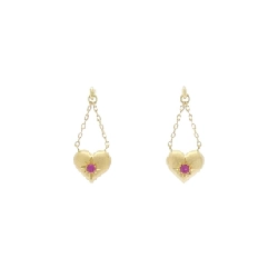 Trang sức Star Jewelry Bông tai Ruby - Hàng hiệu Chính hãng