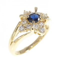 Nhẫn Sapphire 750YG 0.31CT