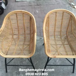 Ghế chân sắt mây 717555