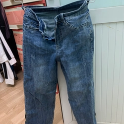 Quần jean nữ size M, mét 5 mặc vừa