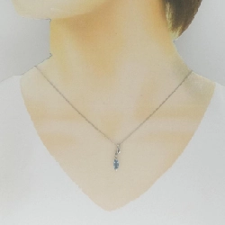 Dây chuyền Aquamarine PT900/PT850 0.60CT - Hàng hiệu Chính hãng 862329