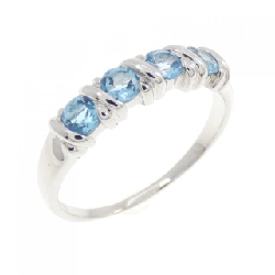 Nhẫn Blue Topaz K18WG