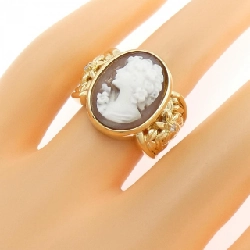 Nhẫn Shell Cameo K18YG - Hàng hiệu Authentic 854325