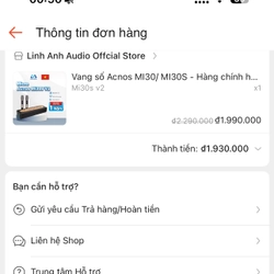 Vang số acnos mi30s dùng mới tinh 386515