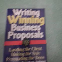 Writing winning business proposals