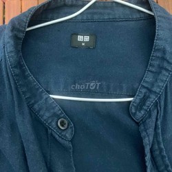 Áo somi nam cổ trụ size M Unilo 74836