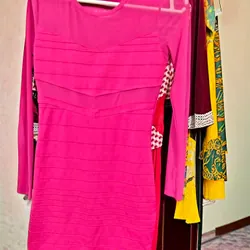 Đầm body tôn dáng chất liệu len lì Quảng Châu 733435