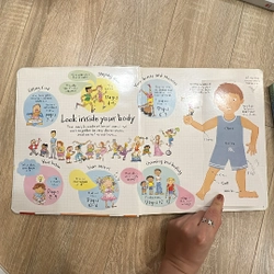 Combo sách Usborne về cơ thể người và atlas 304649