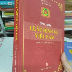 Combo full 3 cuốn giáo trình luật hình sự việt nam. Tập 1+2+ phần chung 278915