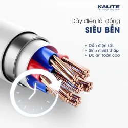 Ổ cắm điện thông minh KALITE KPS08 TÍCH HỢP USB TYPE C, TYPE A 788863