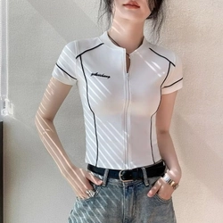 Áo cardigan cổ tròn kéo khoá 533352