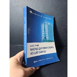 Giáo trình những quy định chung về luật dân sự mới 90% ố nhẹ  Đại học luật TPHCM HCM0906 GIÁO TRÌNH, CHUYÊN MÔN