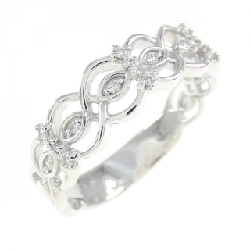 Nhẫn kim cương K18WG 0.10CT