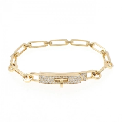 Bộ vòng tay dây chuyền Hermès Kelly 666647