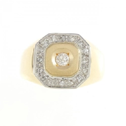 Nhẫn kim cương K18YG/PT900 0.2CT - Hàng hiệu Authentic 851062