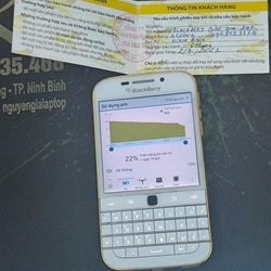 BlackBerry Q10 White viền Gold 329304