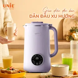 Máy làm sữa hạt UNIE UMB10 dung tích 1L, 8 chức năng xay nấu 675052