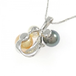 K18WG Dây chuyền ngọc trai - Hàng hiệu Authentic 862321