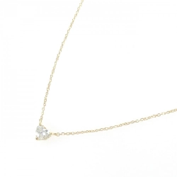 Dây chuyền kim cương K18YG 0.323CT H SI1 hình trái tim - Hàng hiệu Authentic 874188