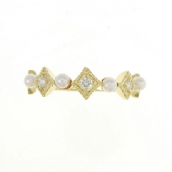 Nhẫn ngọc trai Akoya K18YG 671035