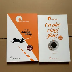 Combo 2 quyển Tony buổi sáng: trên đường băng + cà phê cùng tony